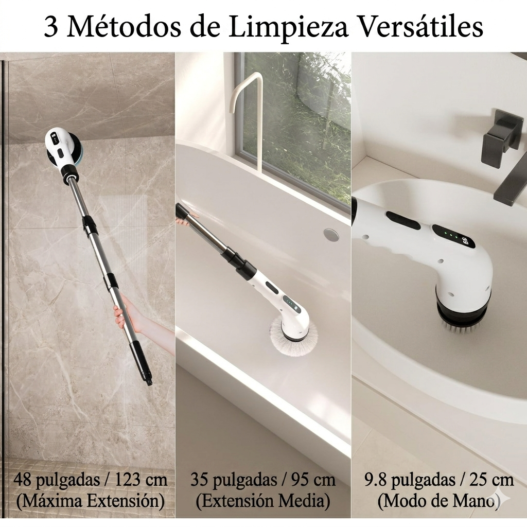 Cepillo Electrico De Limpieza 9 En 1